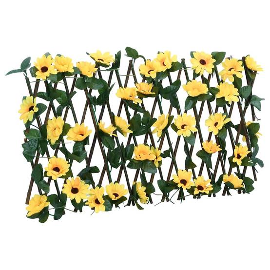 Treillis de lierre artificiel PVC bois jaune 40 x 30 cm, Poids :0.54kg - PANGIVO - Image 1
