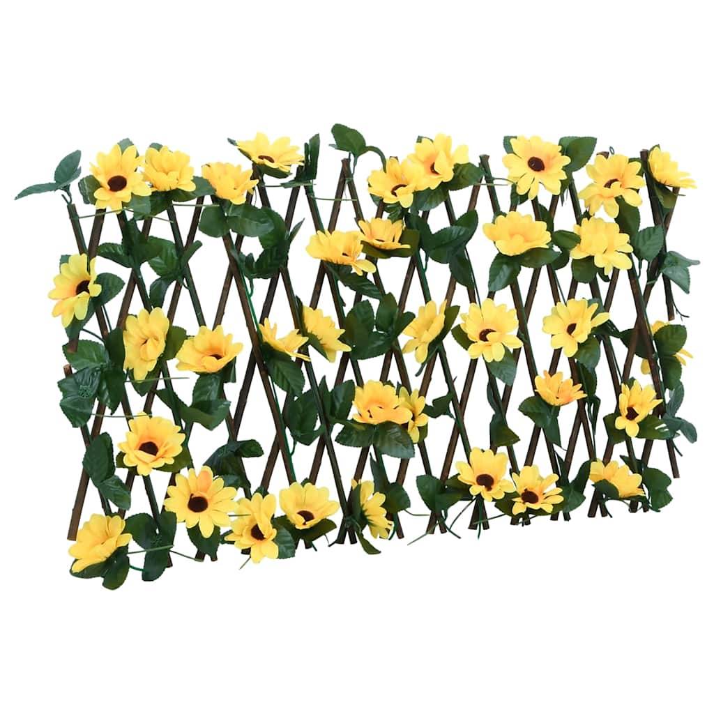 Treillis de lierre artificiel PVC bois jaune 40 x 30 cm, Poids :0.54kg - PANGIVO - Image 1