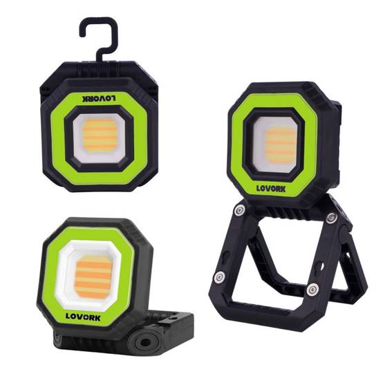 Lampe à LED rechargeable 900LM / 12W - Plusieurs modes d'éclairage - HIDA LOVORK - Image 2