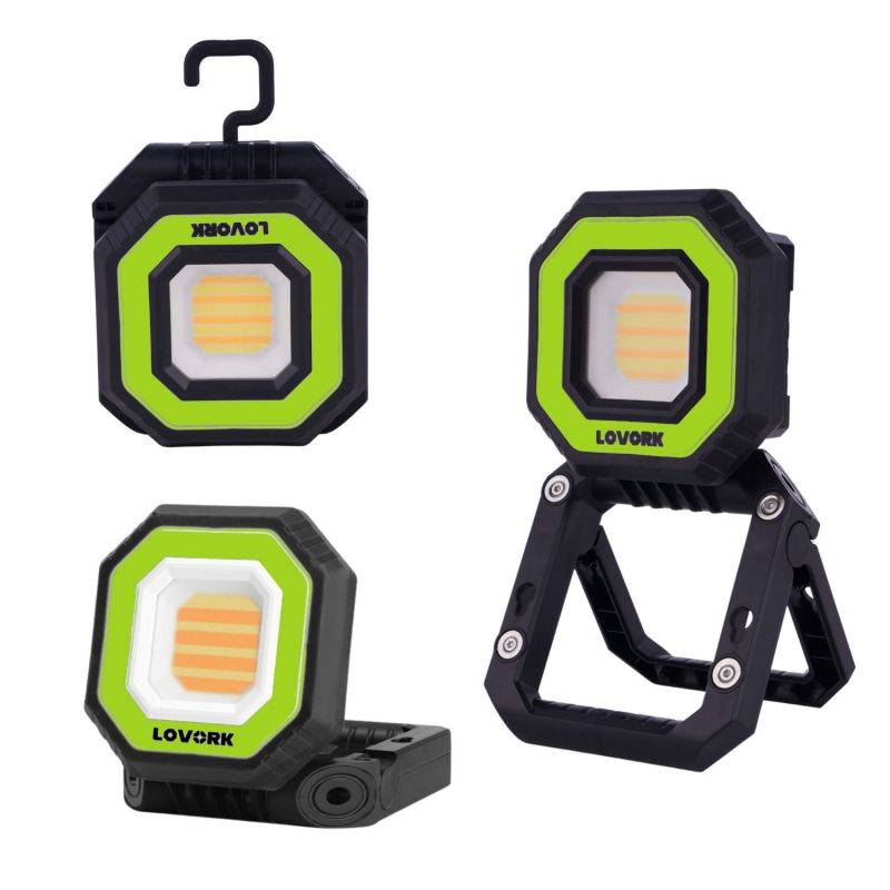 Lampe à LED rechargeable 900LM / 12W - Plusieurs modes d'éclairage - HIDA LOVORK - Image 2