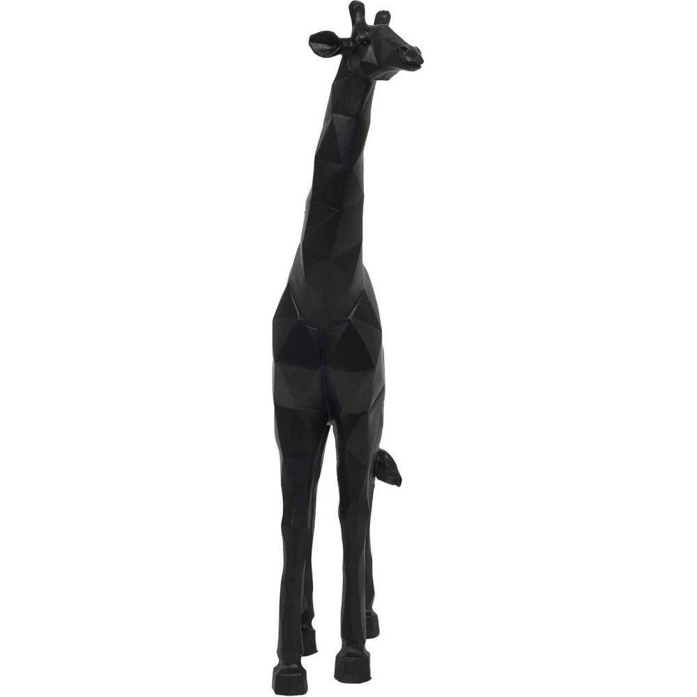 The Home Deco Factory - Girafe origami en polyrésine noire 40 cm - Image 4