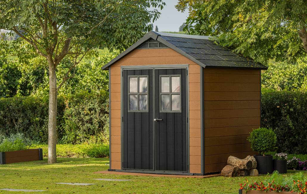 Keter - Abri de jardin Newton 757 - 4,5 m² - marron - KETER - Image 3