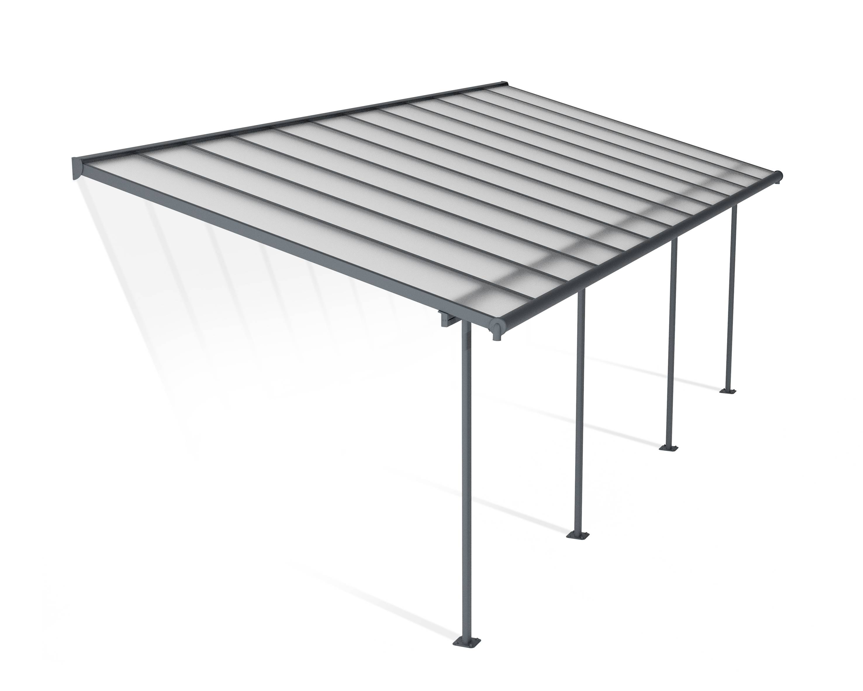 Canopia - Canopia Pergola Sierra 3X7,4 Grise - Image 1
