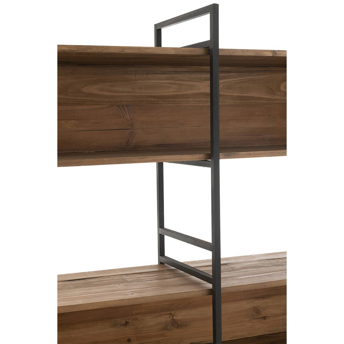 Étagère en Bois "Stanley" 200cm Naturel - Image 5