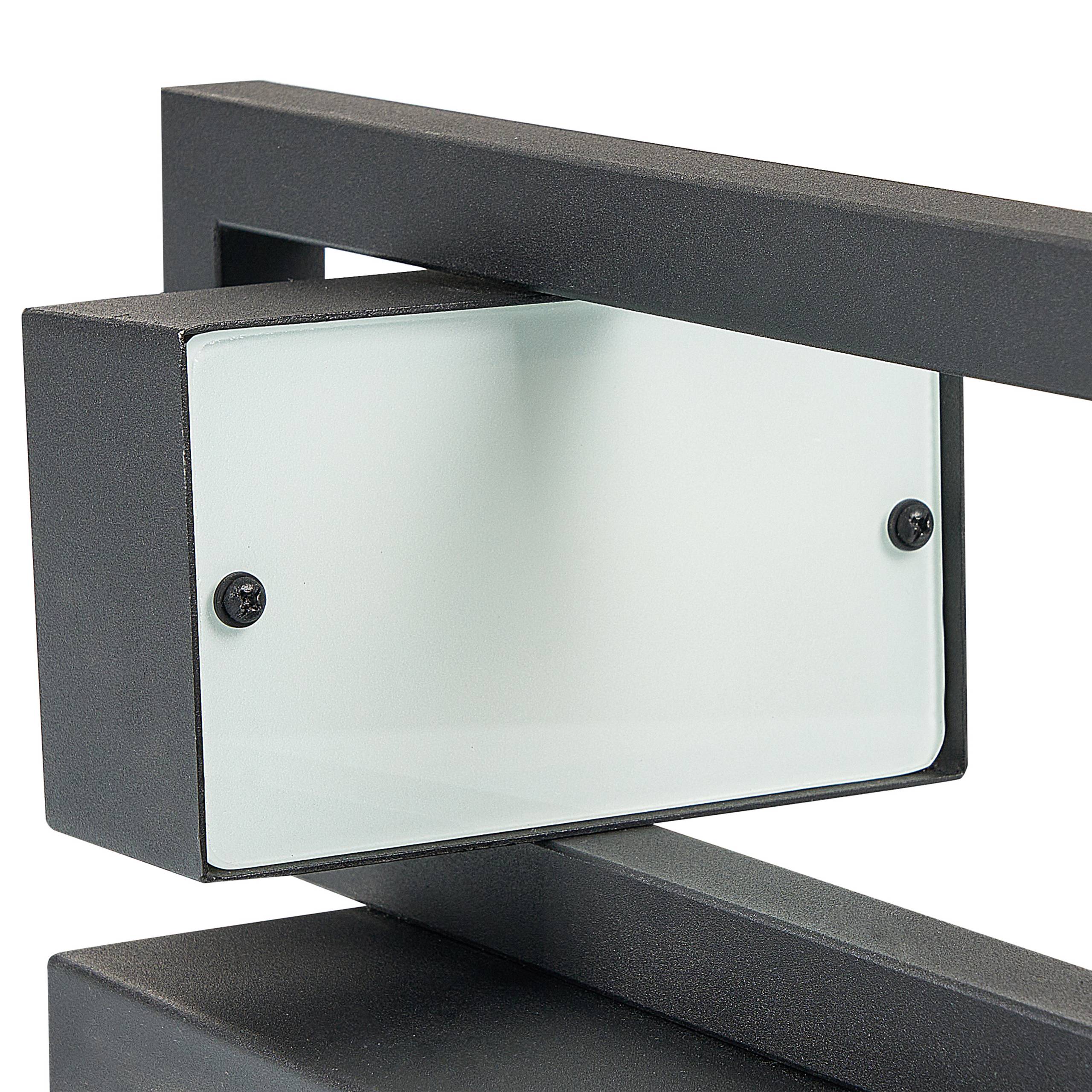 Beliani - Applique Murale à LED d'Extérieur Noire en Métal et Verre Design Moderne Robuste Protégé Contre les Particules de plus de 1 mm Usage Jardin - Image 7