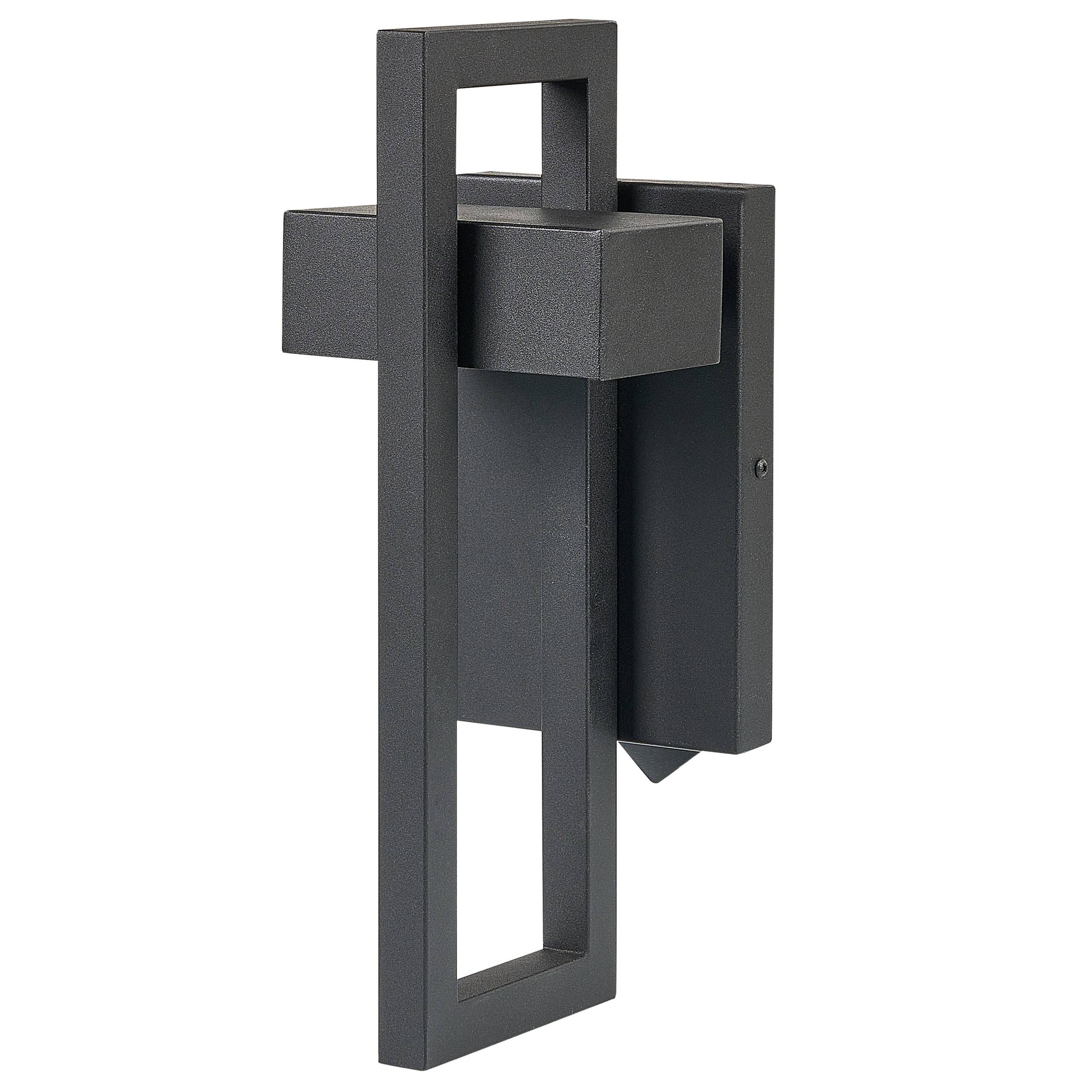 Beliani - Applique Murale à LED d'Extérieur Noire en Métal et Verre Design Moderne Robuste Protégé Contre les Particules de plus de 1 mm Usage Jardin - Image 4