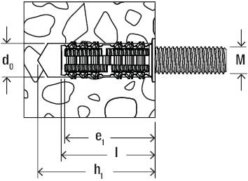 Fischer - Cheville Rodforce FGD 10 M6 FISCHER - Boite de 50 - 542106 - Image 2