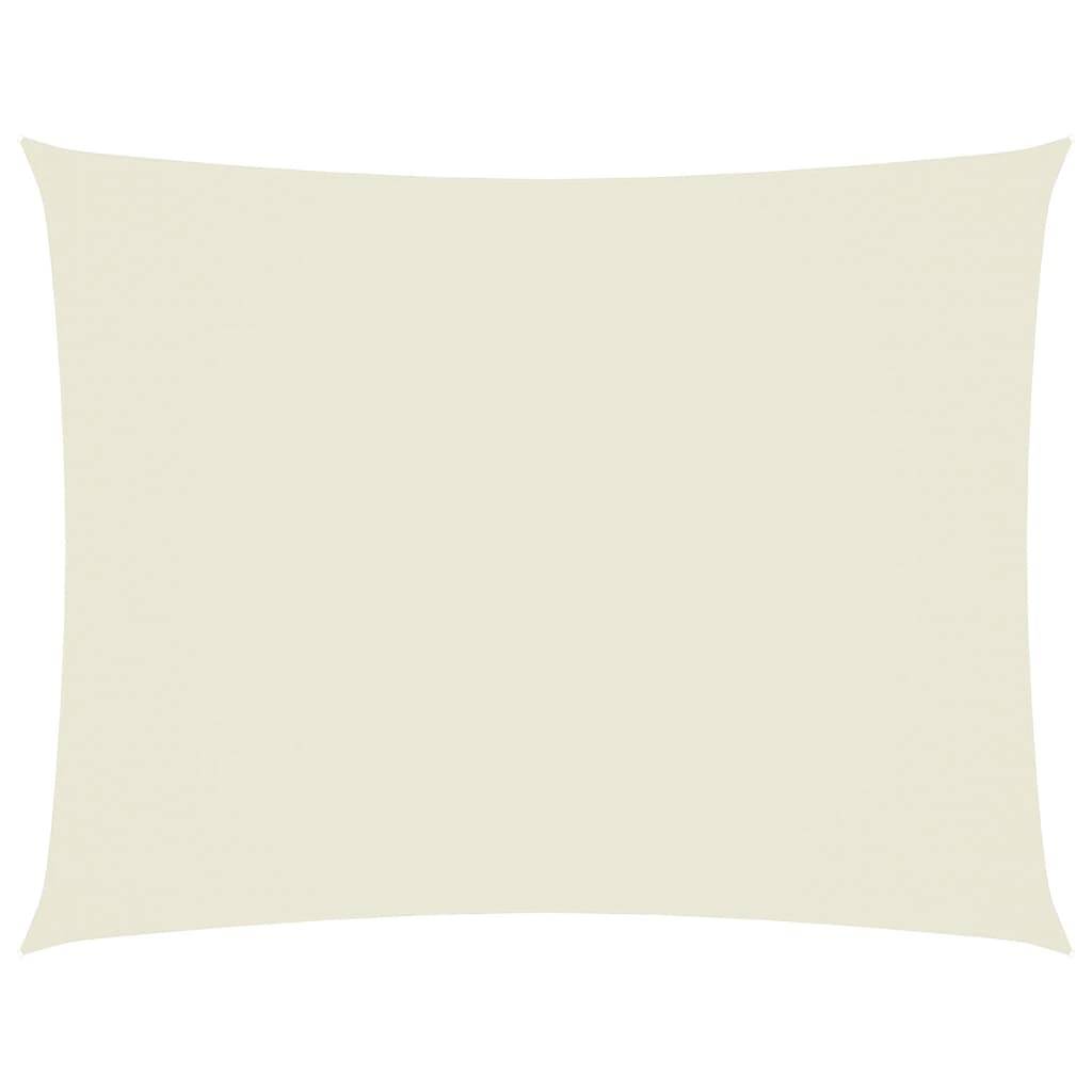 Voile de parasol tissu oxford crème 3,5 x 5 m - PANGIVO - Image 1