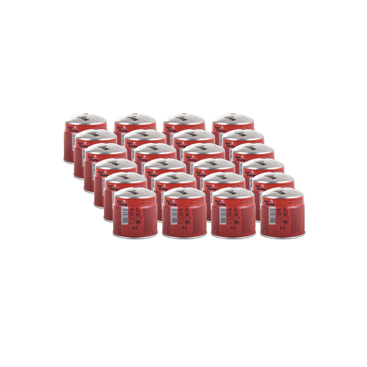 ALPEN - Pack 24 cartouches gaz 190g Butane Propane perçable sécurité stop-gaz - Image 1