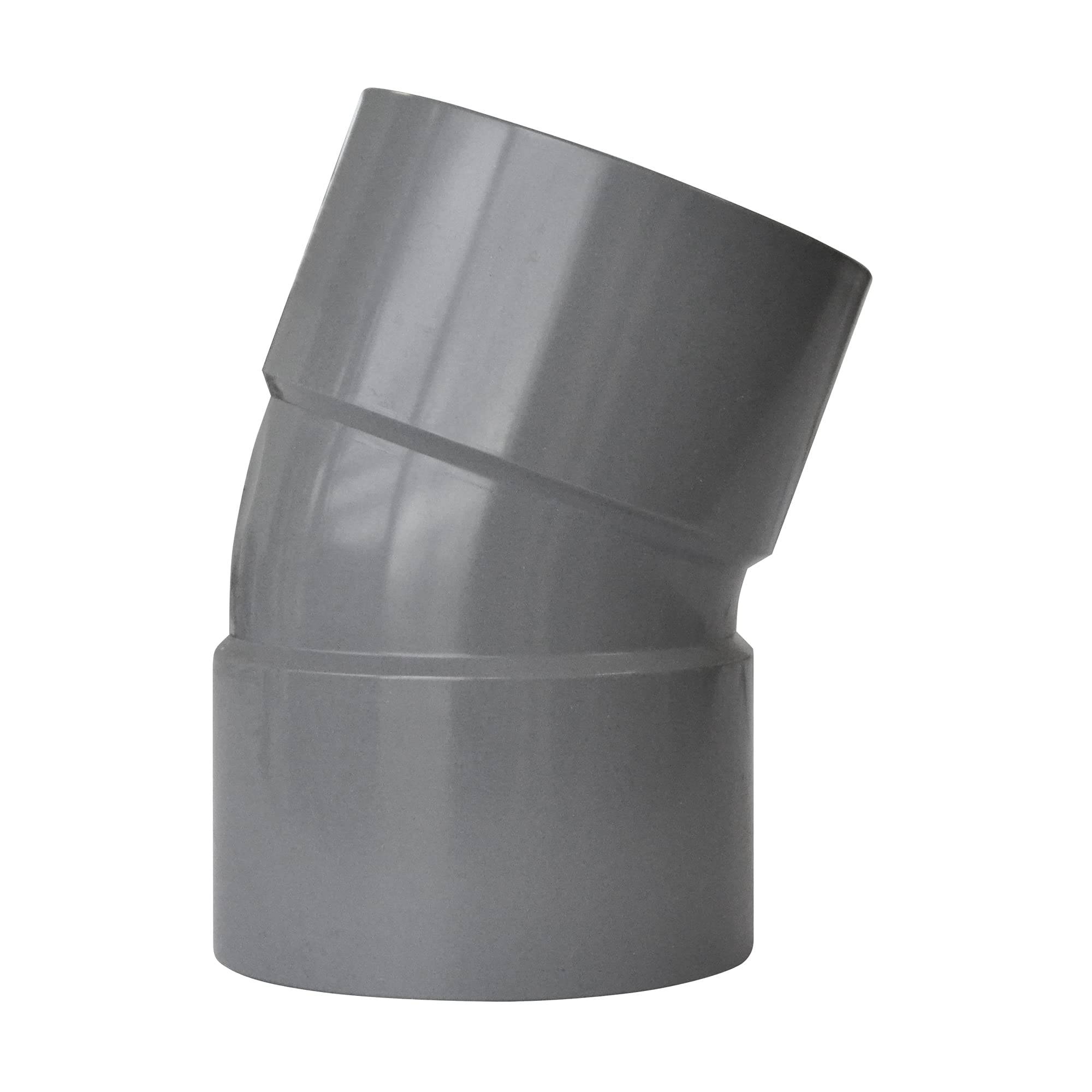 Jardibric - Jardibric - Coude PVC 20° Ø100 Femelle Femelle - Raccord Évacuation Eau - Coude Assainissement Canalisation - Image 2