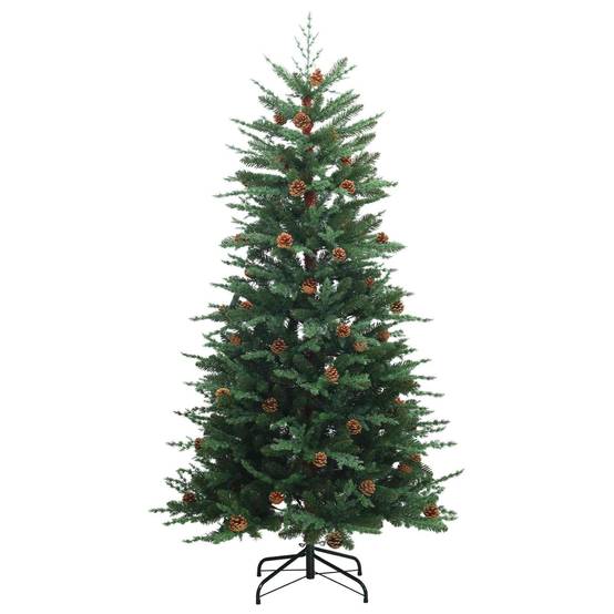 Vidaxl - Sapin de Noël artificiel avec boules 180 cm 300 LED Blanc chaud vidaXL 3466453 - Image 6