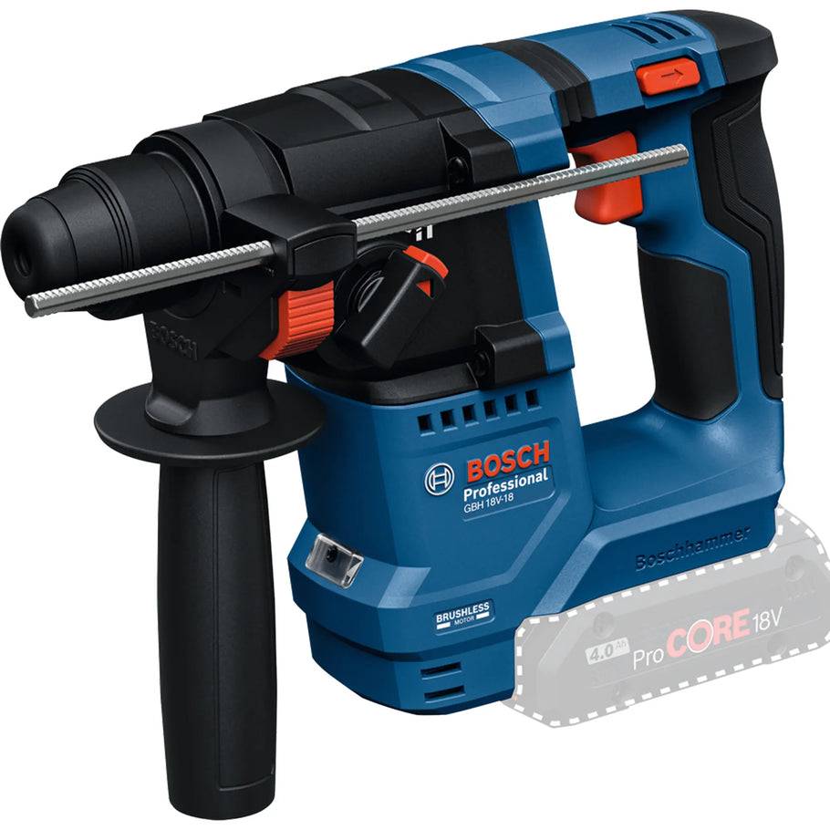 Bosch Professional - COMBO KIT 3 OUTILS : Perceuse Visseuse à percussions sans fil GSB 18V-25 + Marteau perforateur sans fil GBH 18V-18 + Meuleuse angulaire sans fil GWS 1 - Image 3