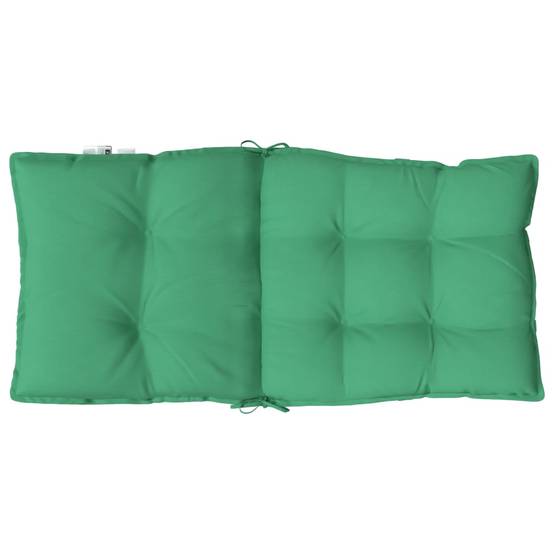 Lot de 6 Coussins Chaise de Jardin Dossier Bas Tissu Oxford Déperlant Vert 100x50x7cm – ComfortXL Outdoor Living - Image 6