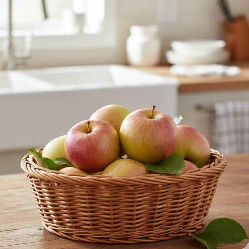 Pommier Reinette de Brive - Bon rendement - Pot de 12L - 1/2 tige - 150/175 cm - De 3,00 m à 5,00 m - Image 3