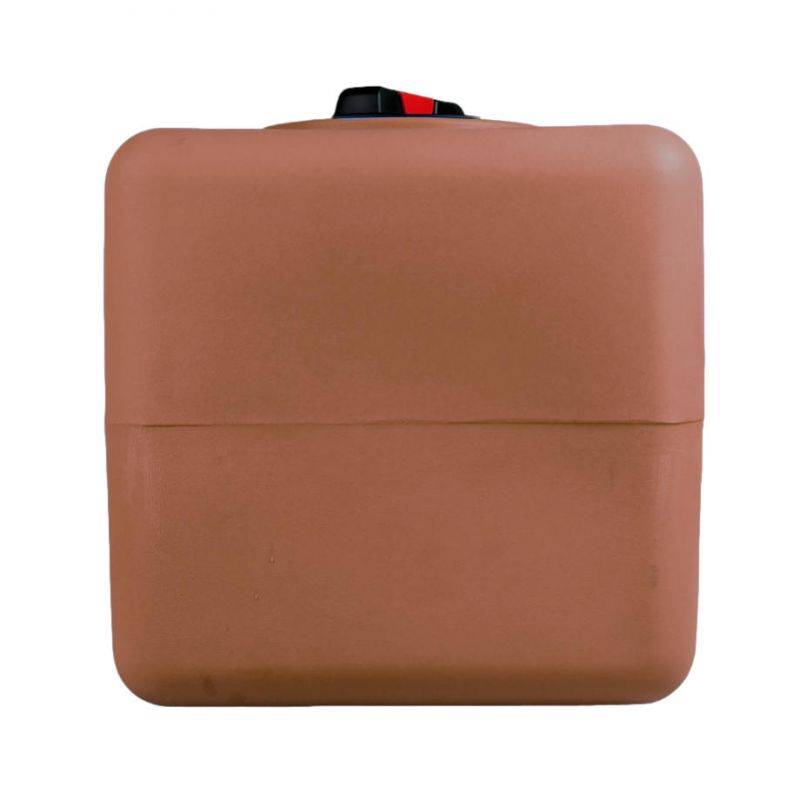 Cuve récupération eau de pluie 200L - Réservoir aérien cubique Terracotta - Polyéthylène - ELBI CB