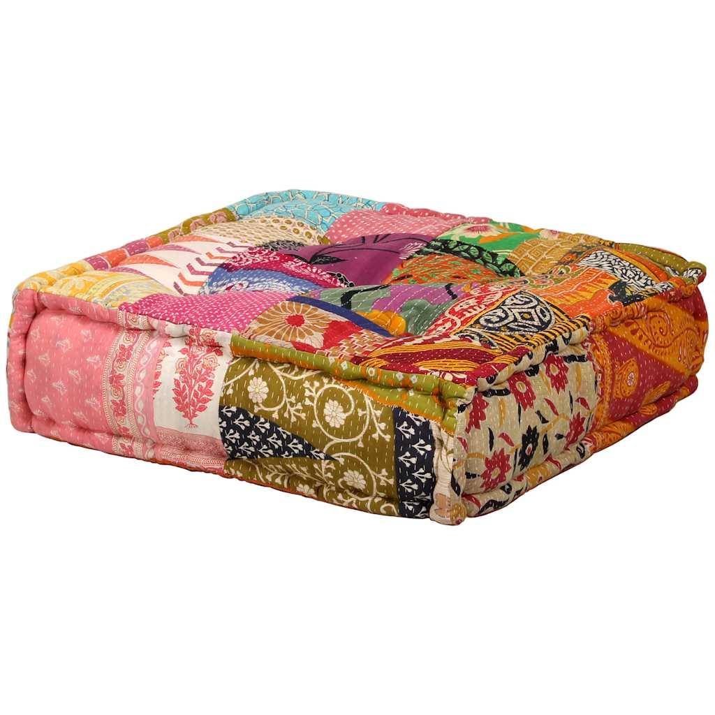 Canapé modulaire coton multicolore 140 x 70 x 85 cm - PANGIVO - Image 3