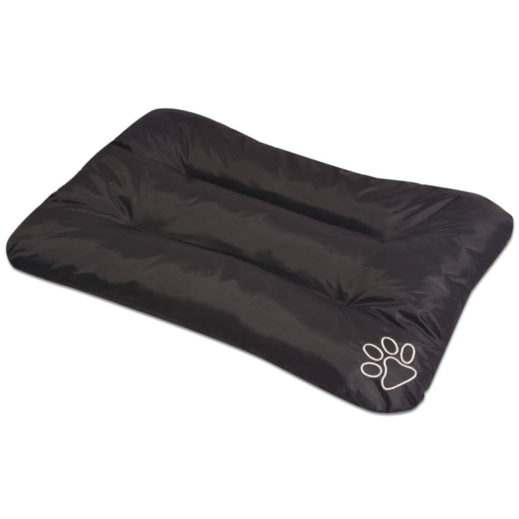 Matelas pour chiens tissu Oxford noir 115 x 70 x 12 cm - PANGIVO - Image 1