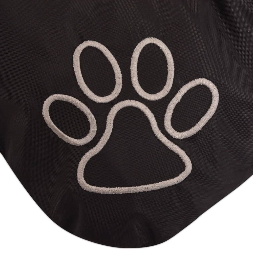 Matelas pour chiens tissu Oxford noir 115 x 70 x 12 cm - PANGIVO - Image 3