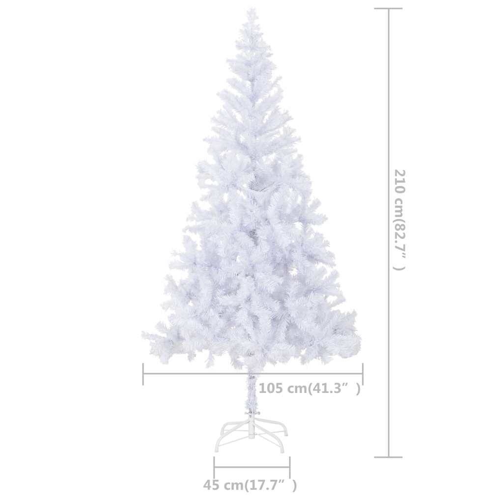 Vidaxl - Arbre de Noël artificiel pré-éclairé/boules 210 cm 910 branches vidaXL 3077667 - Image 3