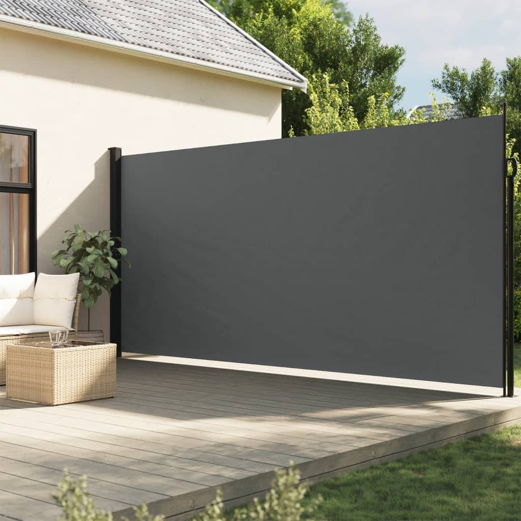 Store Banne - Auvent latéral rétractable anthracite 200x500 cm - MEUBLE PRO - Image 2