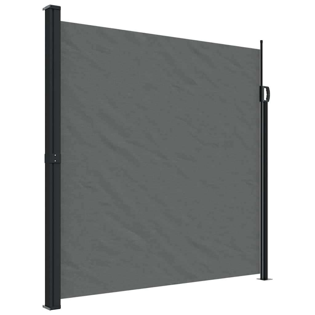 Store Banne - Auvent latéral rétractable anthracite 200x500 cm - MEUBLE PRO - Image 1