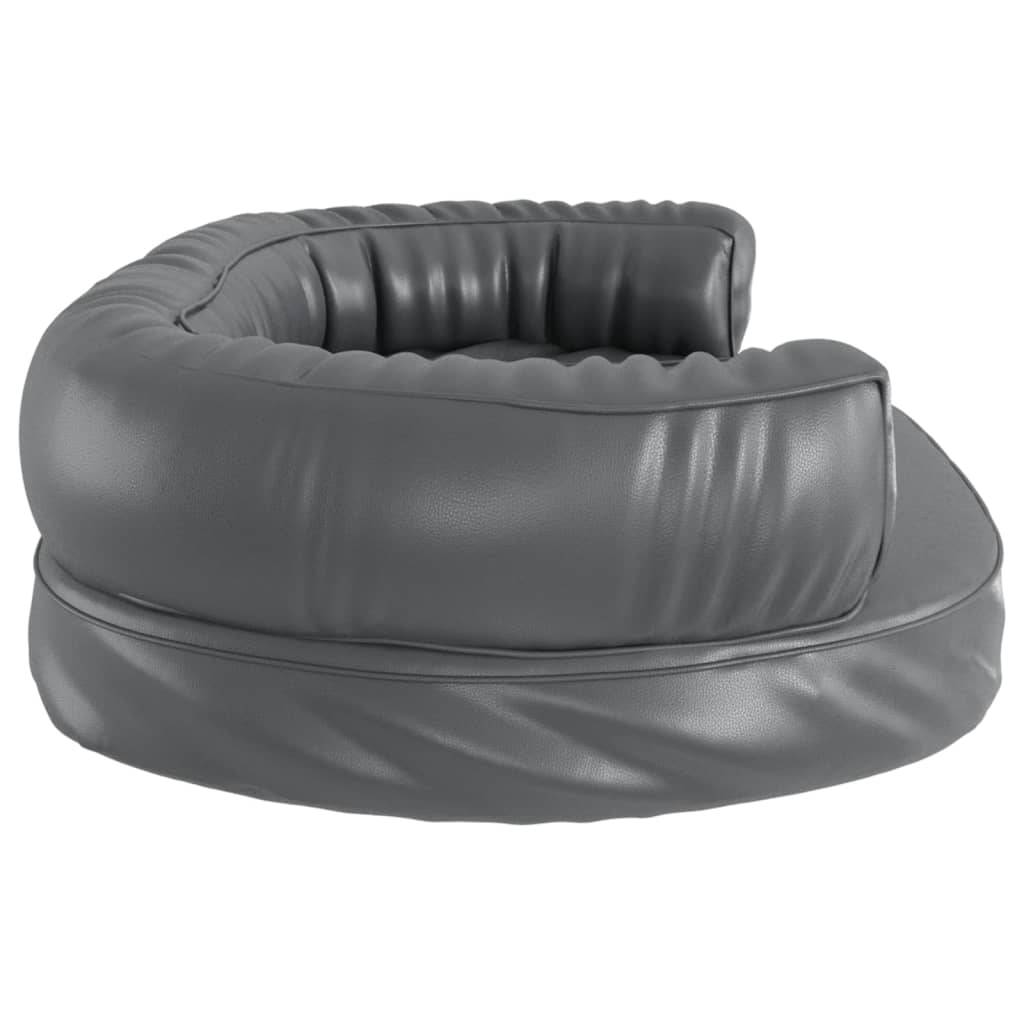 Vidaxl - Lit pour chien ergonomique Mousse Gris 88x65 cm Similicuir vidaXL 171318 - Image 6