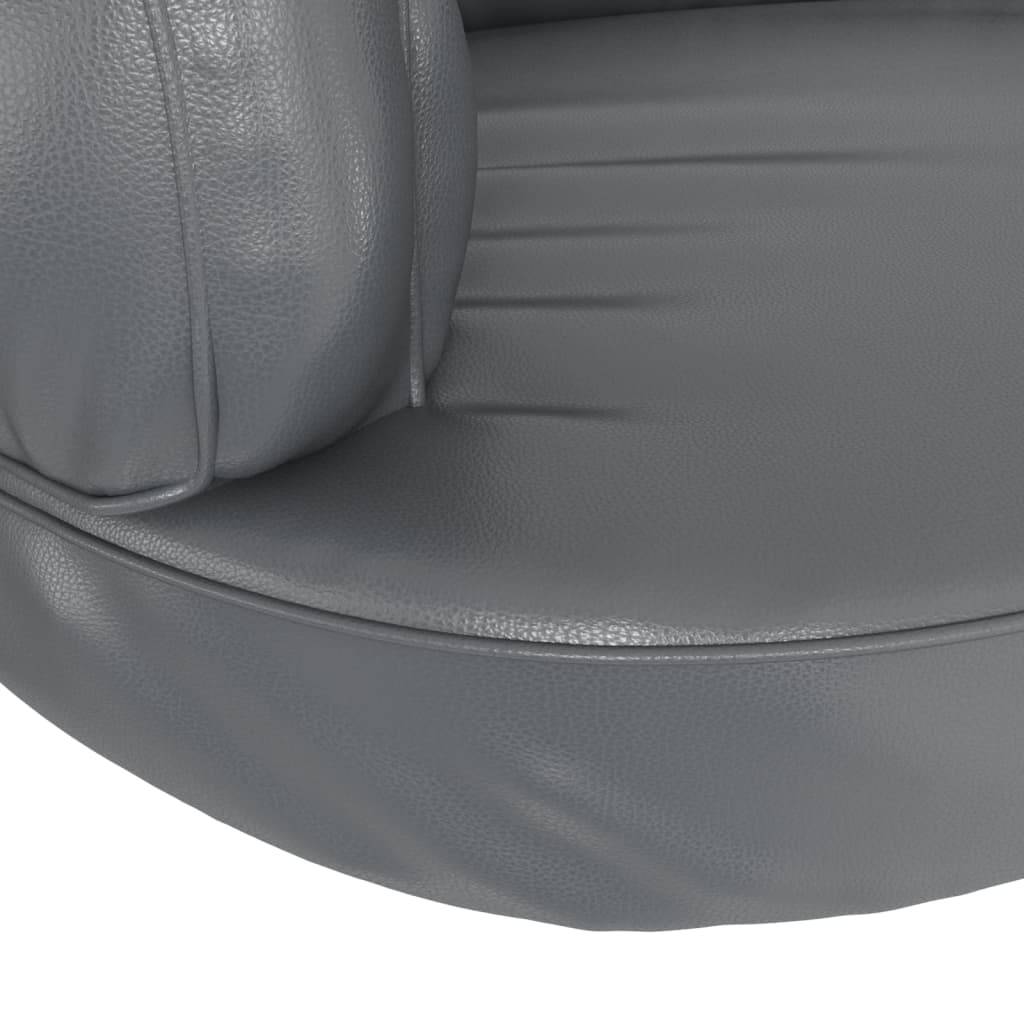 Vidaxl - Lit pour chien ergonomique Mousse Gris 88x65 cm Similicuir vidaXL 171318 - Image 7