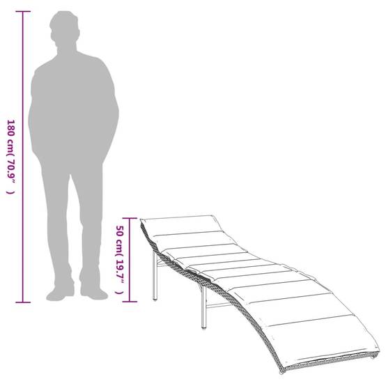 2 Lits de Jardin Ergonomiques Résine Grise Coussins Gris Foncé Forme Vague – ComfortXL Outdoor Living - Image 10