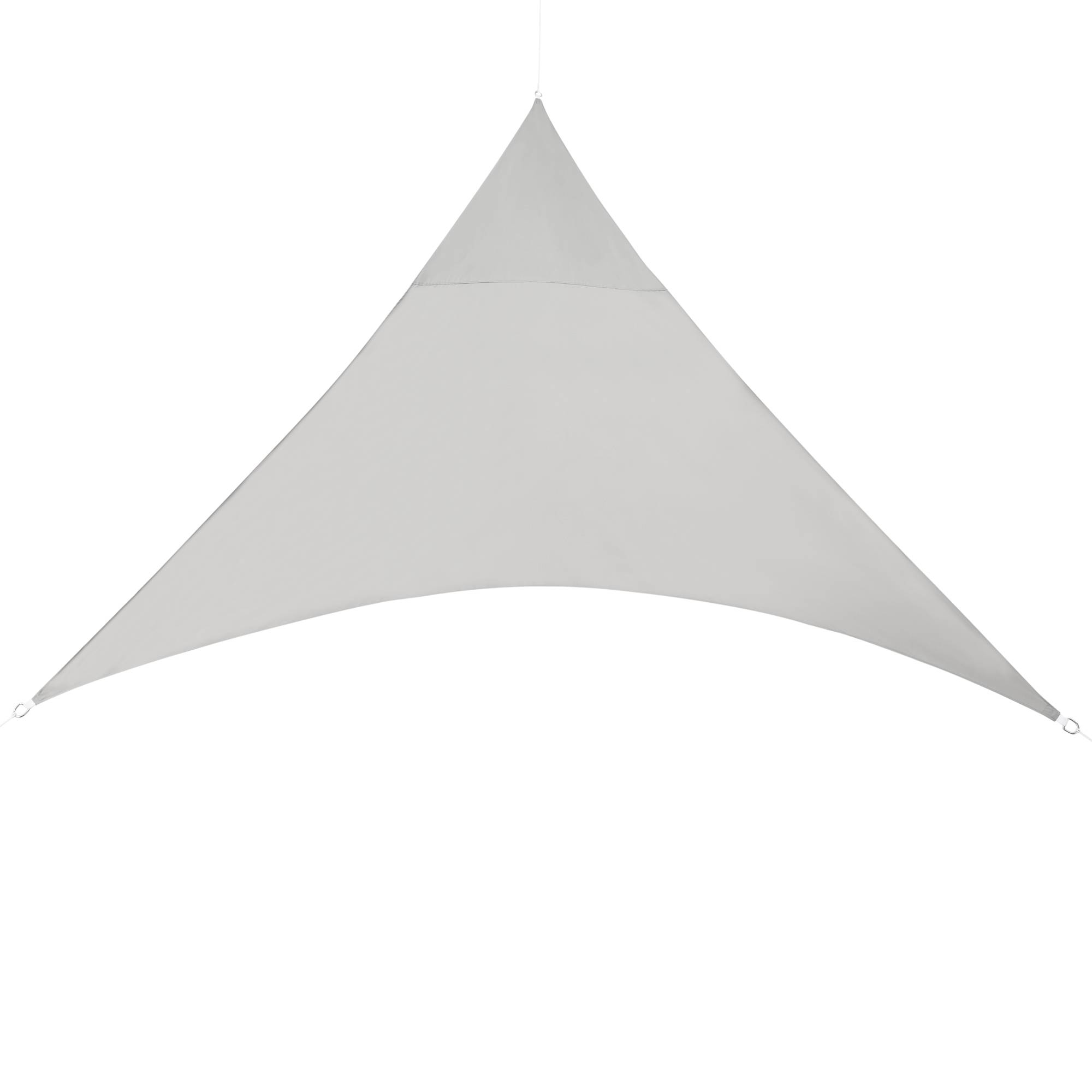 Voile d'Ombrage Patras Triangulaire Gris Clair 300 x 300 x 300 cm [en.casa] - Image 1