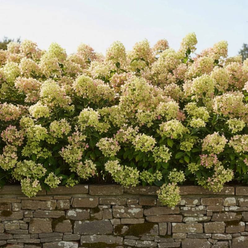 Hortensia paniculata Pastelgreen® 'Rencolor', Hydrangea paniculata à fleurs Rose - feuillage Caduc - Pot de 1,5L - 10/20 cm-  hauteur à maturité De 1, - Image 5