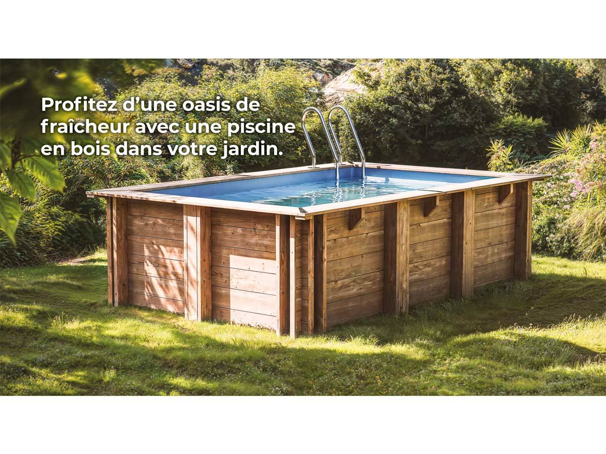 Gré - Piscine bois Mint 10,10 x 4,18 x 1,46 m - Gré - Image 4