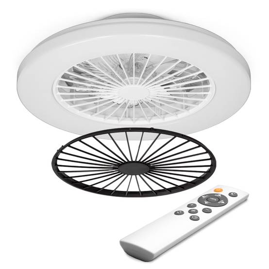Cool Clima - Ventilateur de plafond avec éclairage Led + télécommande - Image 1