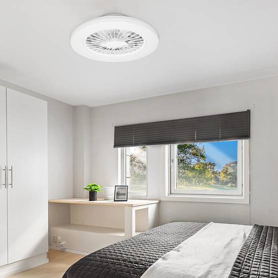 Cool Clima - Ventilateur de plafond avec éclairage Led + télécommande - Image 5