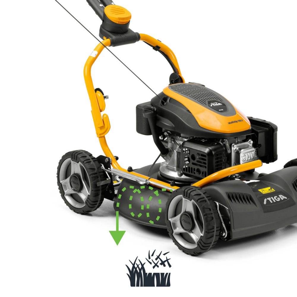 Stiga - Tondeuse Multiclip 750 S à essence, 166cc, largeur 48 cm, mulching - STIGA - Image 6