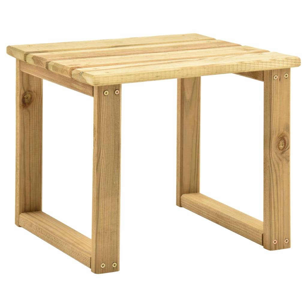 Helloshop26 - Transat chaise longue bain de soleil lit de jardin terrasse meuble d'extérieur avec table et coussin pin imprégné - Image 5