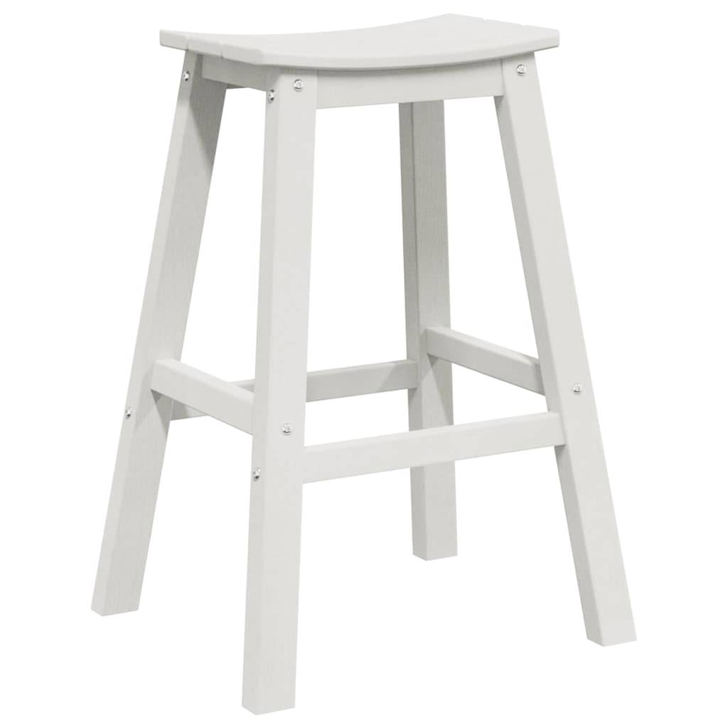 4pcs Salon De Jardin - Ensemble de bar de jardin Blanc HDPE g116 - Image 4