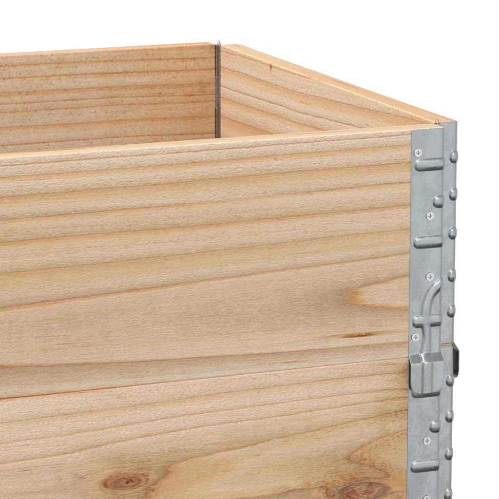 Jardinière bois de pin naturel 100 x 50 x 60.5 cm - PANGIVO - Image 7
