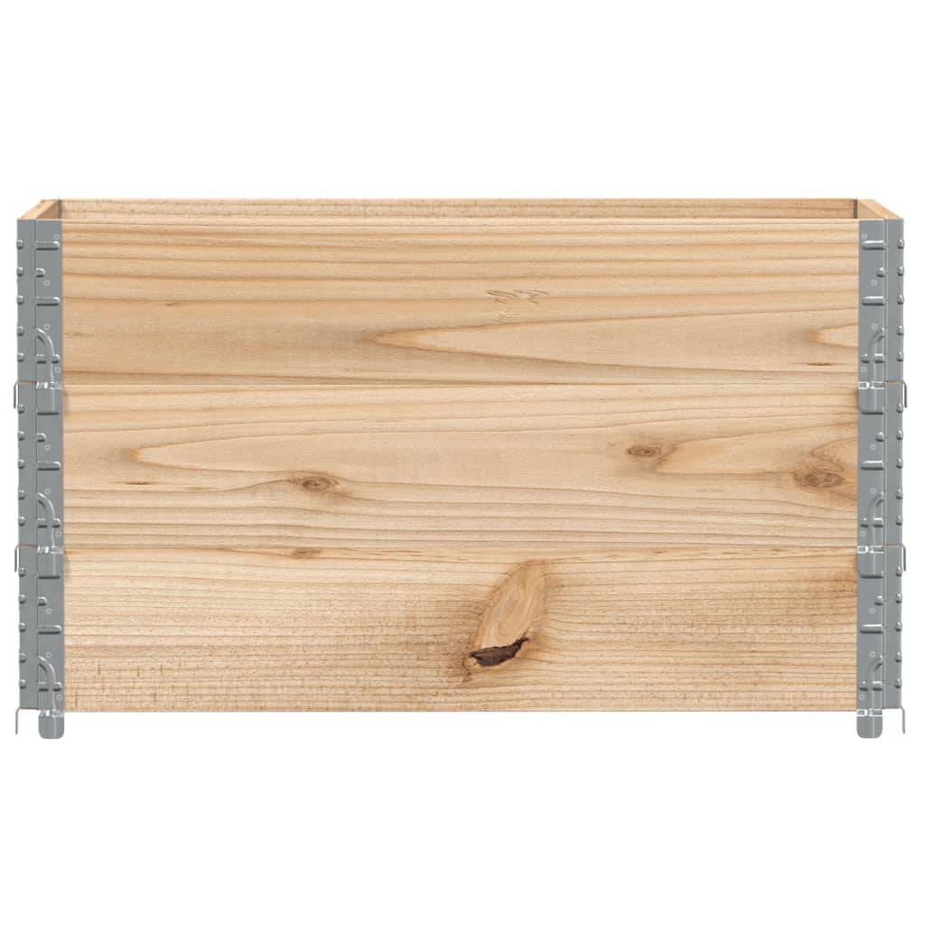 Jardinière bois de pin naturel 100 x 50 x 60.5 cm - PANGIVO - Image 3