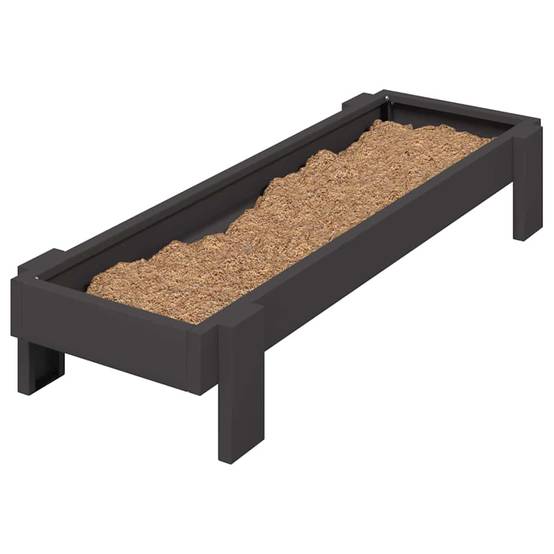 Petit Bac Nourrissage Poule Acier Solide 5kg Noir - ComfortXL Outdoor Living - Image 3