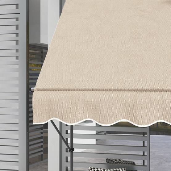 Store banne autoportant manuel rétractable 1,5L x 1,2l x 2,1-3H m inclinaison réglable métal alu polyester sable - Image 10