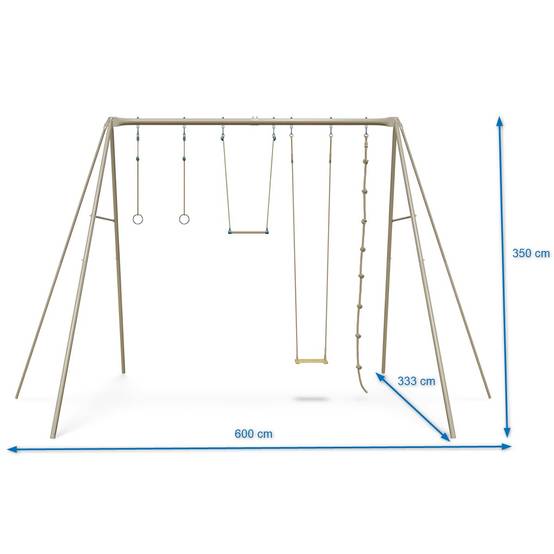 Portique adulte métal 3,50 m - Baxter 2 - 4 personnes - Image 3