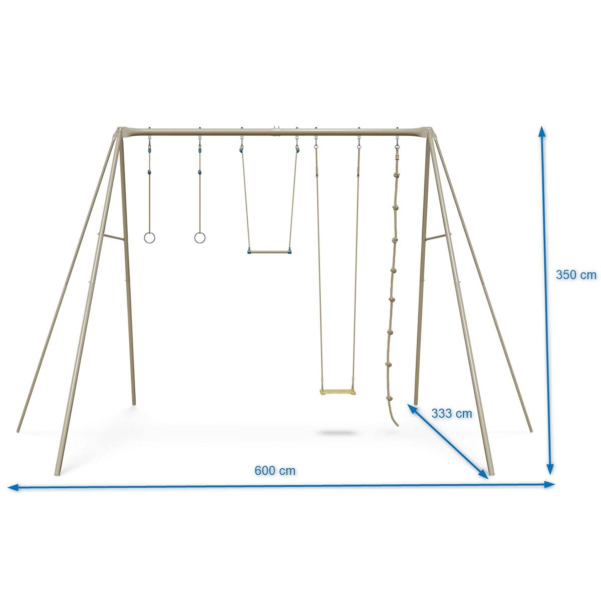 Portique adulte métal 3,50 m - Baxter 2 - 4 personnes - Image 3