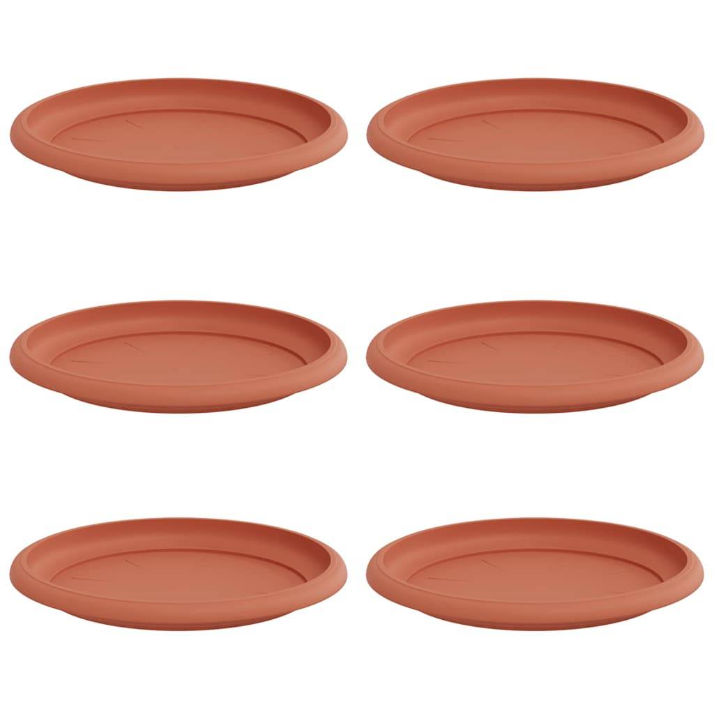 Prolenta Premium - Jardinière plastique rouge 17,5 x 17,5 x 2 cm - Prolenta premium p37.7 - Image 2
