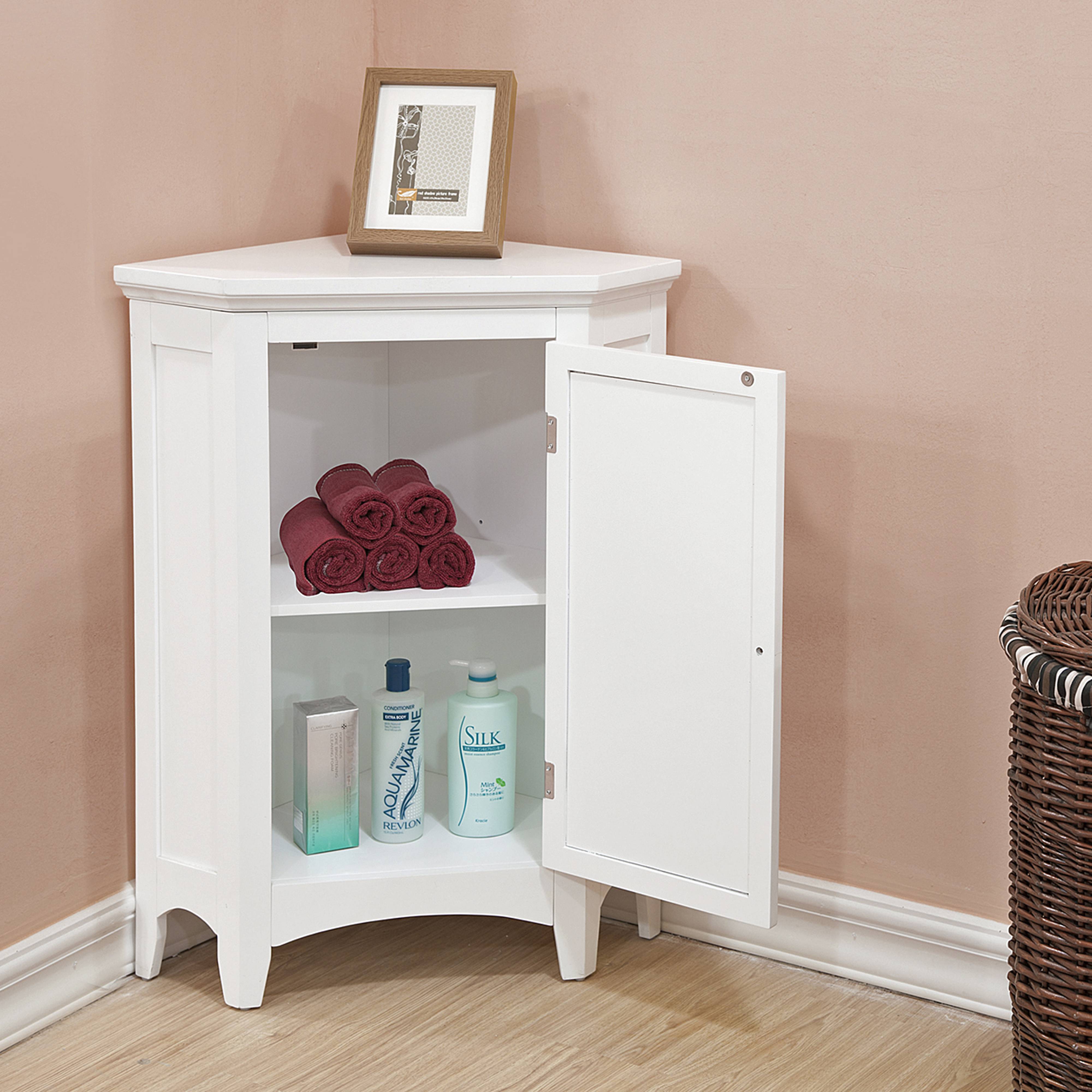 Teamson Home - Armoire d’angle en bois, blanche Teamson Home - Image 8