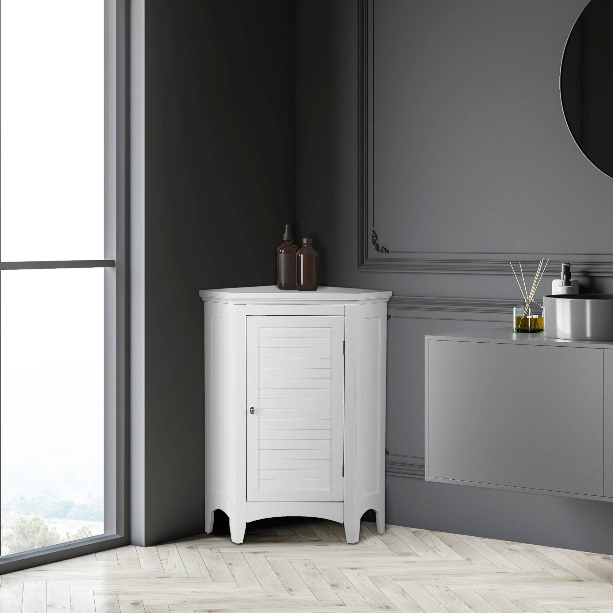 Teamson Home - Armoire d’angle en bois, blanche Teamson Home - Image 3