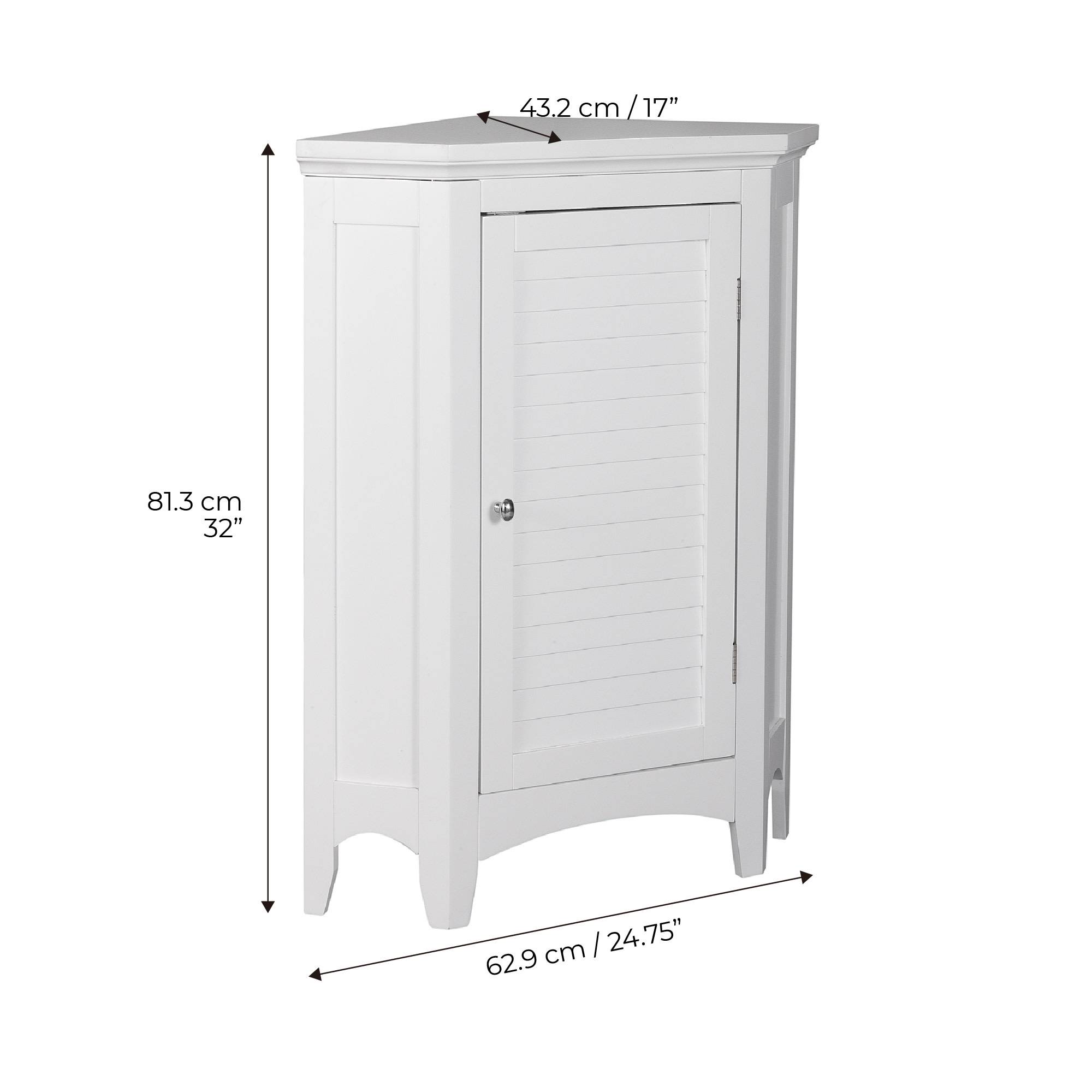 Teamson Home - Armoire d’angle en bois, blanche Teamson Home - Image 4