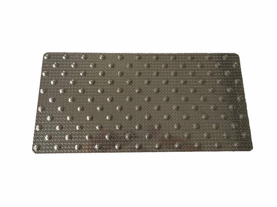 Bande éveil de vigilance Métal Waccess WATTELEZ 420x825 mm - Aluminium grain de riz - 630097 - Image 1