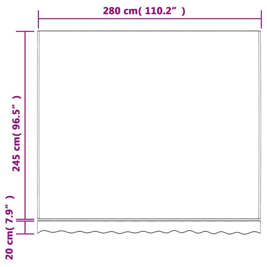 Prolenta Premium - Store banne  Juna Rouge  280 X 245 cm  - P87211R - Image 5