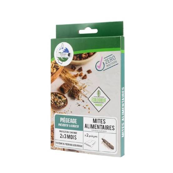Terra Nostra - Piège contre Mite Alimentaire Plaque de Phéromone X2 - Image 1