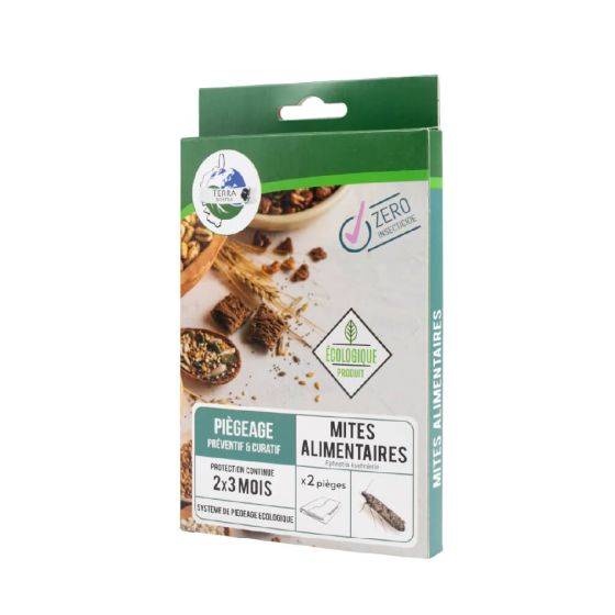 Terra Nostra - Piège contre Mite Alimentaire Plaque de Phéromone X2 - Image 1